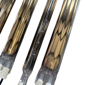 Twin Tube IR Emitter Short Wave Gold Reflector Infrared Lamp for Glass Cutting