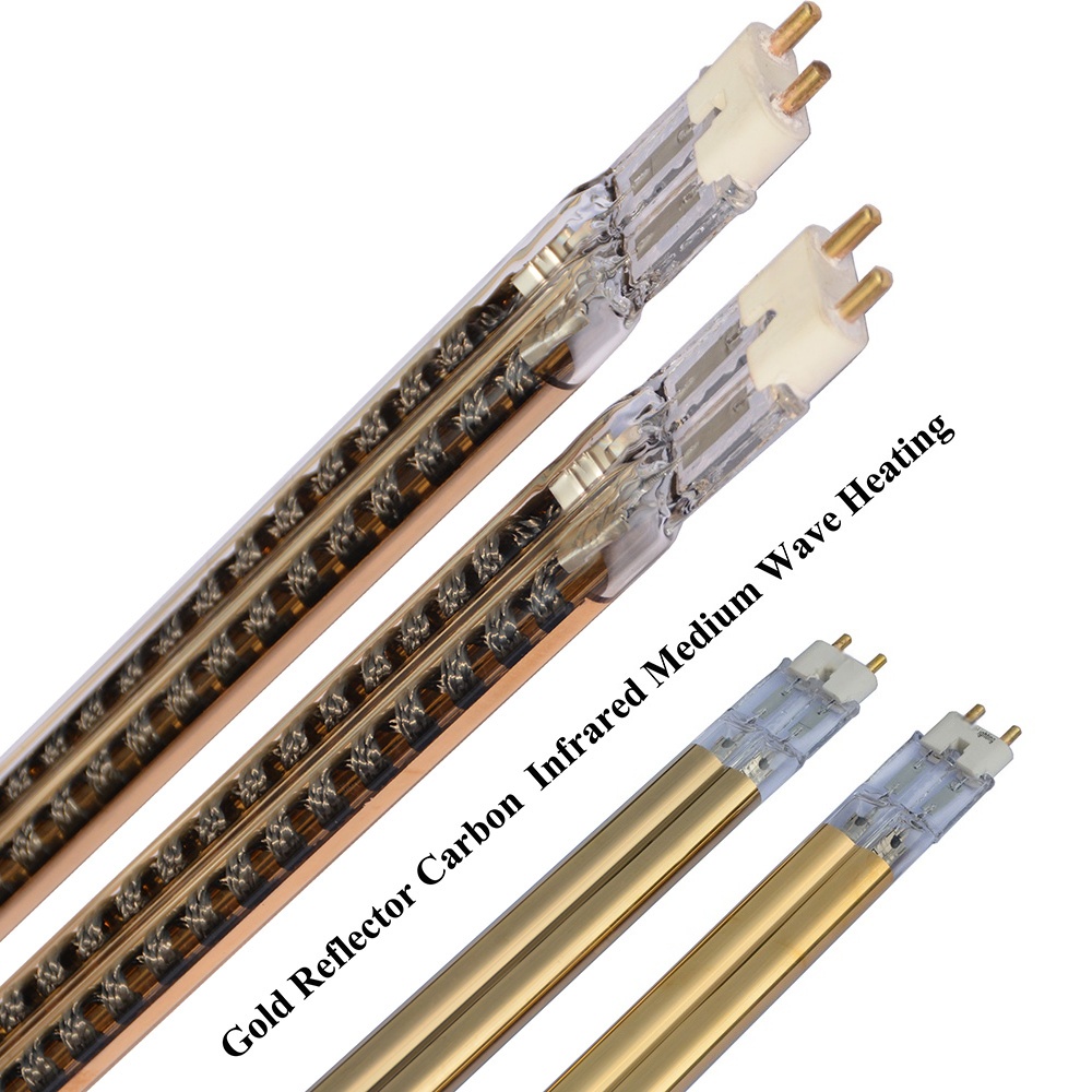 gold refltctor carbon infrared medium wave heating