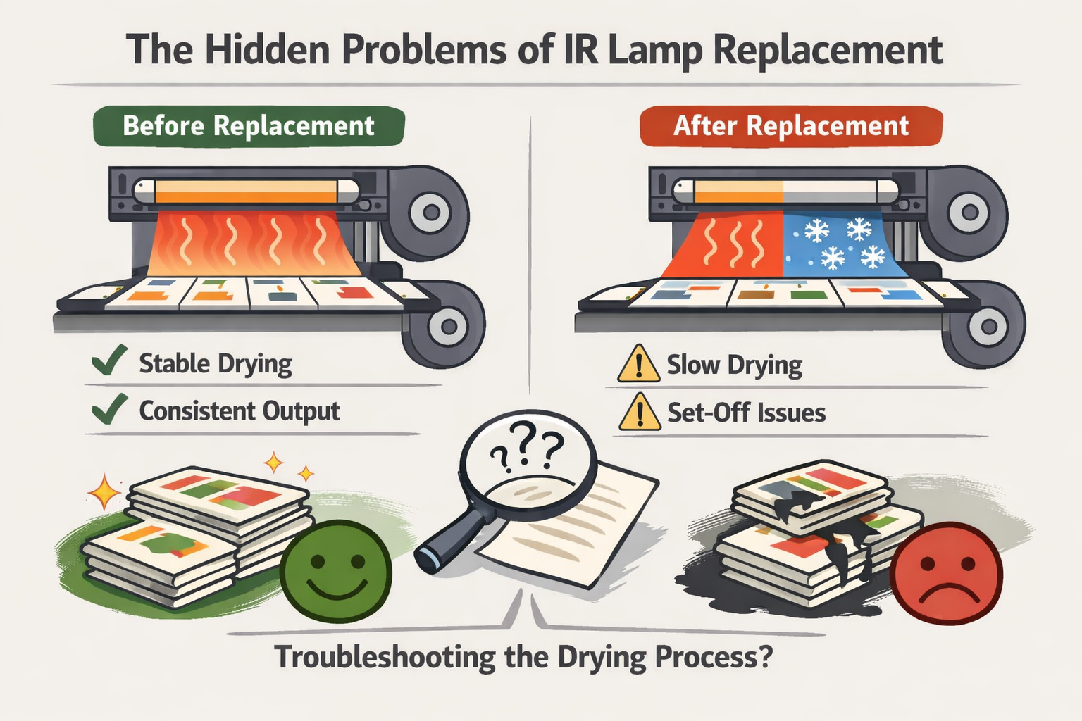 Printing Press IR Lamp Replacement