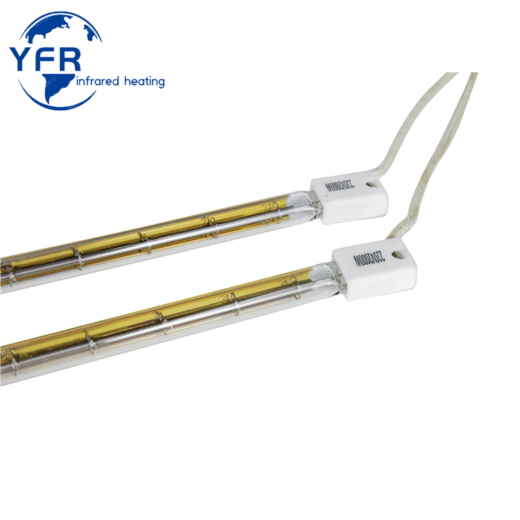  Gold Reflector Quartz Halogen Infrared Heaters Heating Element 