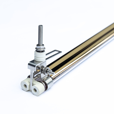 Fast Medium Wave Twin Tube Infrared Lamp