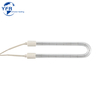 Gold-plated shaped infrared heating tubes, usually used for heating plastic parts, fast drying of coatings.