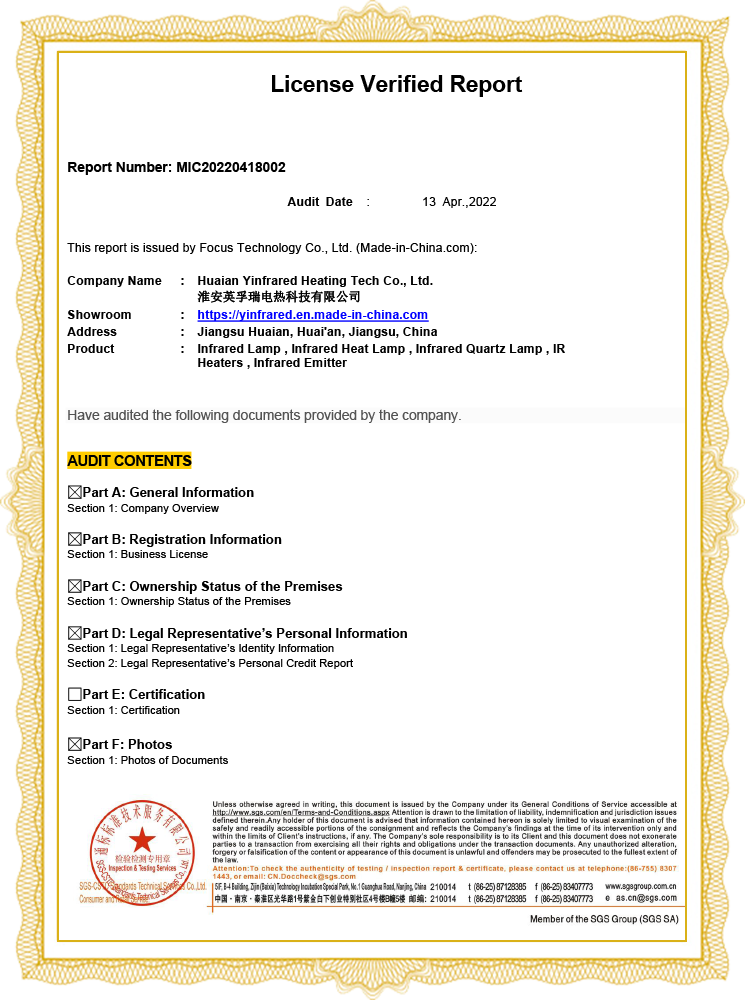 License Verified Report