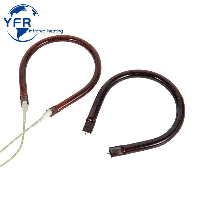 Customized Clear Ruby Reflector Infrared Halogen Heat Lamp