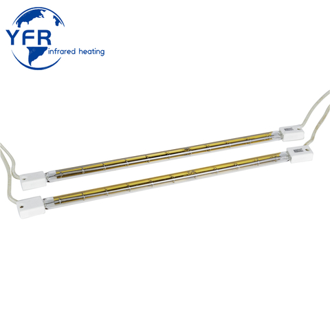  Gold Reflector Quartz Halogen Infrared Heaters Heating Element 