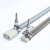 Medium wave infrared heating lamp, gold color double tube white single tube.
