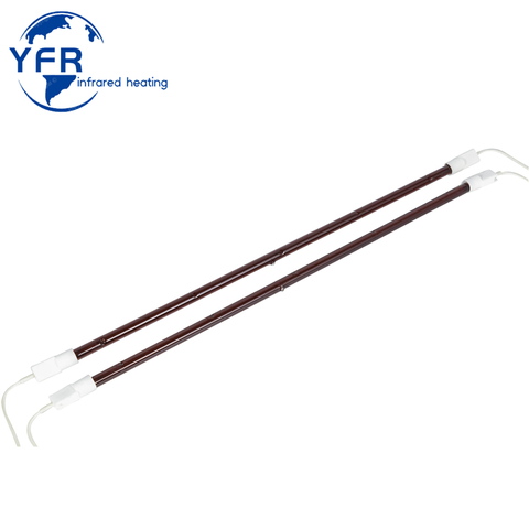 Customized Clear Ruby Reflector Infrared Halogen Heat Lamp