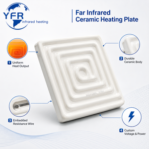 far infrared ceramic heating plate