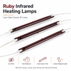 Ruby Infrared Heating Lamps for Industrial Heating