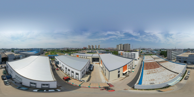 Panoramic view of the factory building