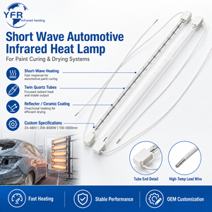 Short Wave Automotive Infrared Heat Lamp