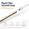 Round Tube Infrared Lamps for Industrial Heating