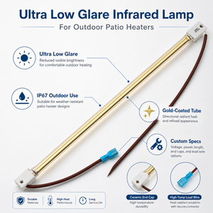 IP67 Ultra Low Glare Infrared Lamp