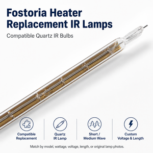 IR lamps for Fostoria heaters