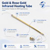 Gold and Rose Gold Infrared Heating Tubes