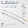Semi-White IR Heating Lamp for PET Blow Molding